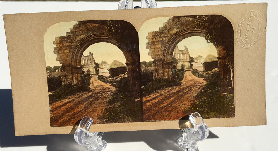 1856/59 STEREOVIEW HAND TINTED \