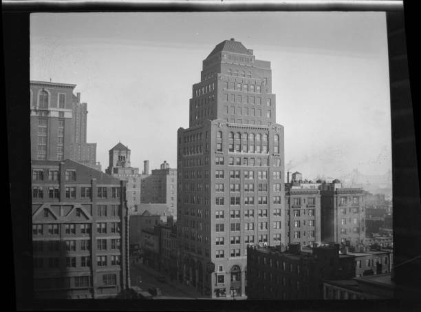 Lexington Avenue headquarters of the Railroad Co-operative B- New York Old Photo