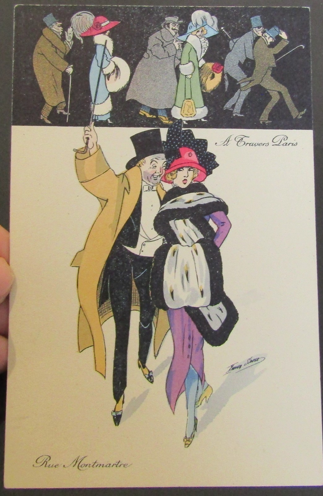 Artist Xavier Sager Antique Art Nouveau Postcard, Glamour, Fashion, Risque c1910 Artist Xavier Sager Antique Art Nouveau Postcard, Glamour, Fashion, Risque c1910
