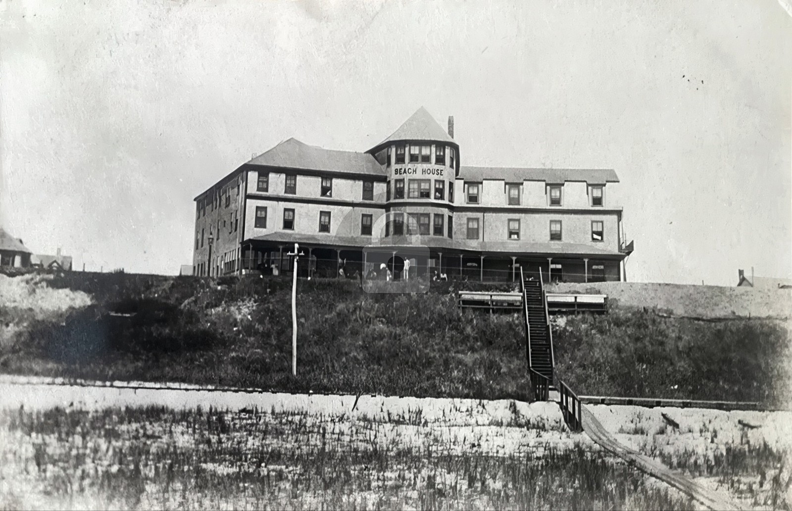 “Beach House” Siasconset Sconset Hotel Inn Nantucket MA RPPC Photo Postcard COPY