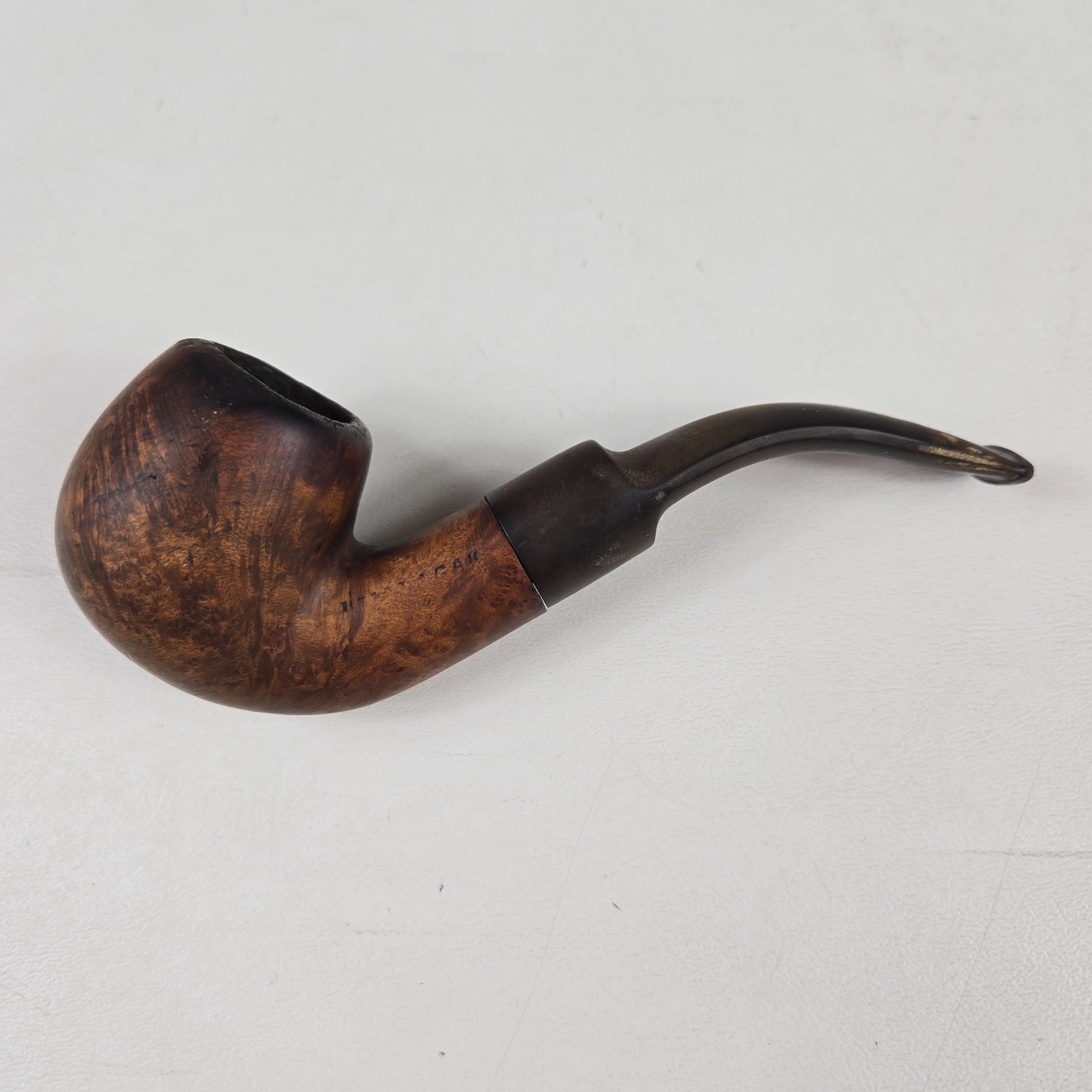 Vintage Estate Tobacco Pipe Mismarked Bent Billiard Imported Briar Fair Read