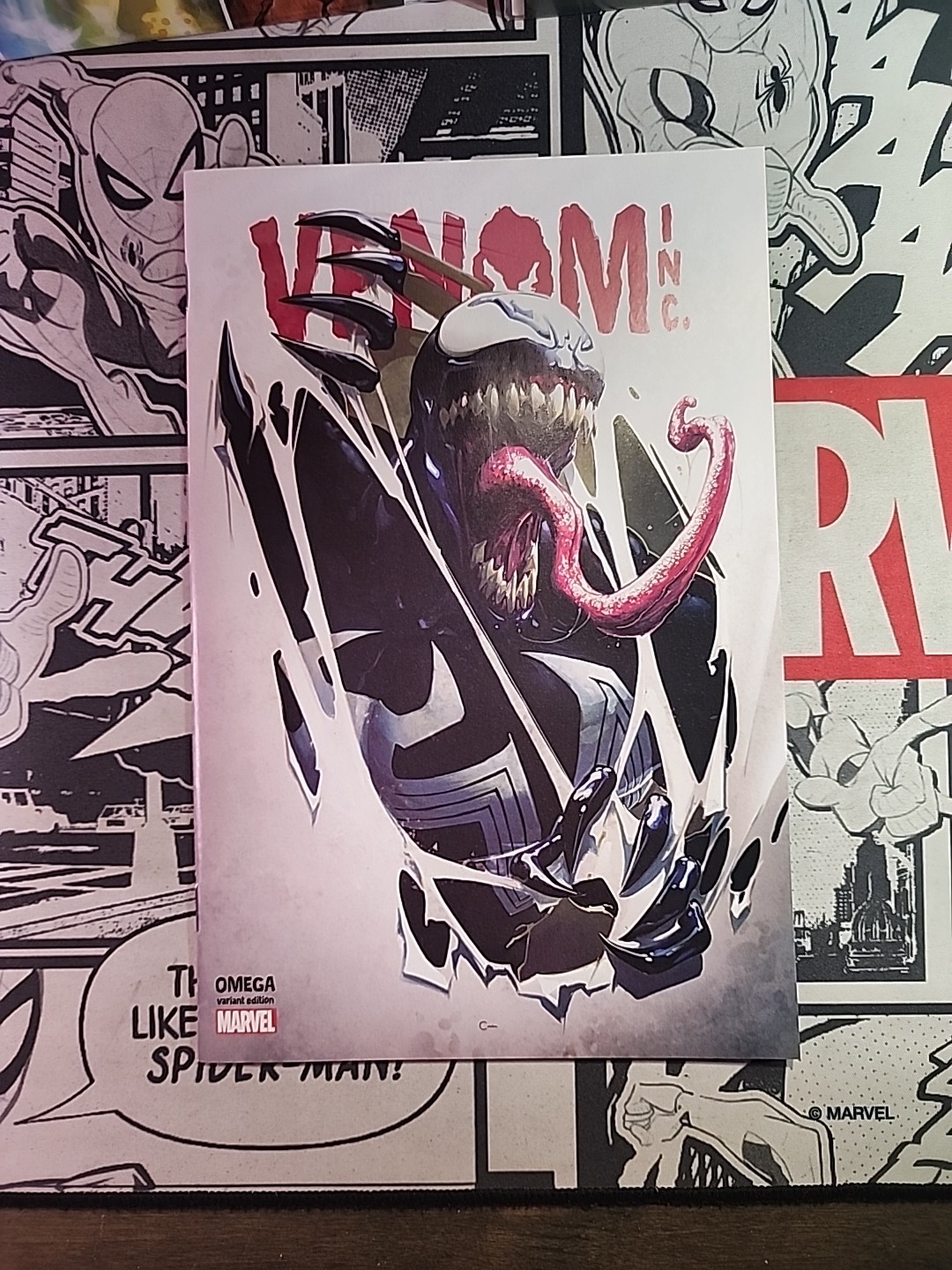 VENOM INC OMEGA #1 CLAYTON CRAIN EXCLUSIVE VARIANT NM SPIDER-MAN