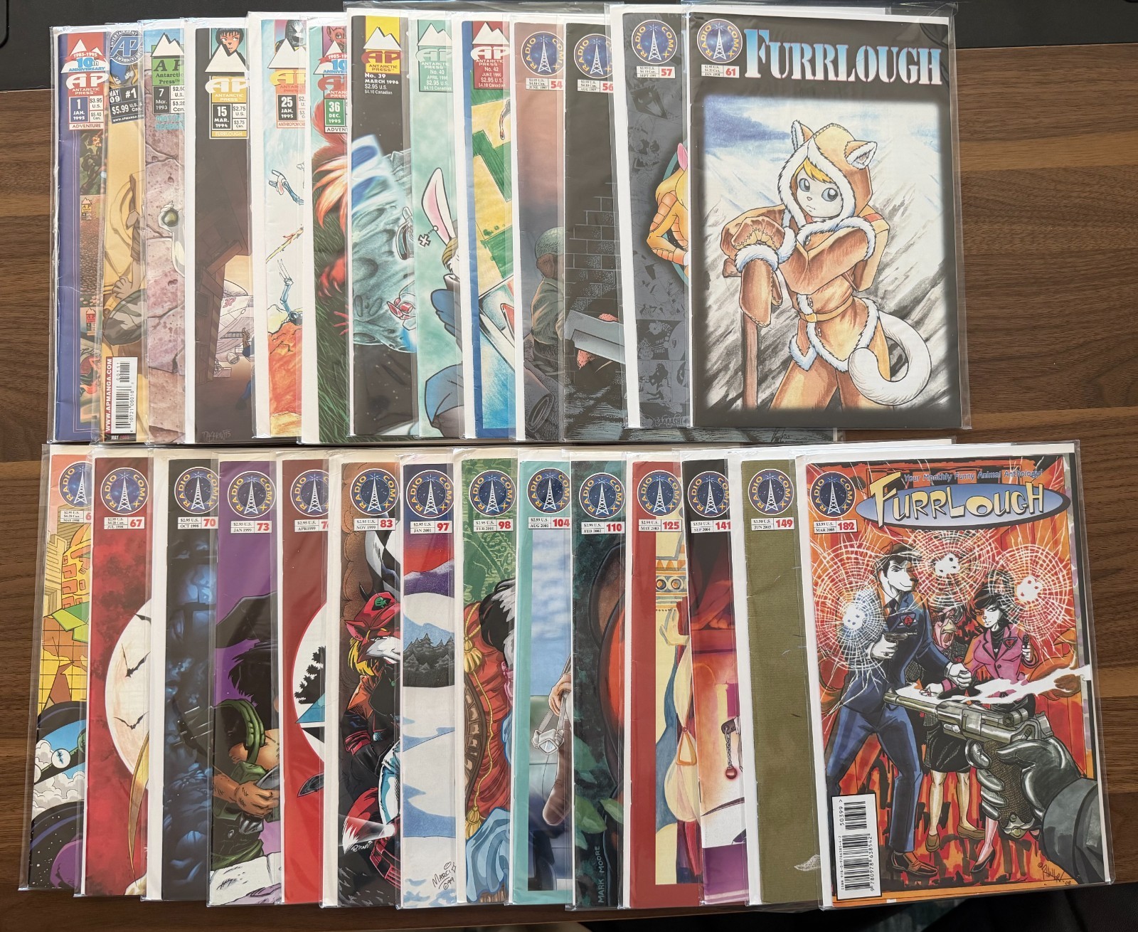 Furrlough Comic Lot 27 comics Antarctic Press