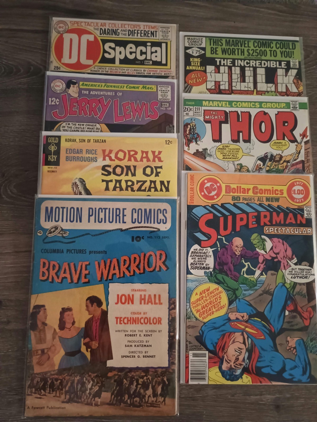 Vintage Gold, Silver, Bronze Age Comics Mixed Lot: DC, Marvel, Fawcett, Gold Key Vintage Gold, Silver, Bronze Age Comics Mixed Lot: DC, Marvel, Fawcett, Gold Key