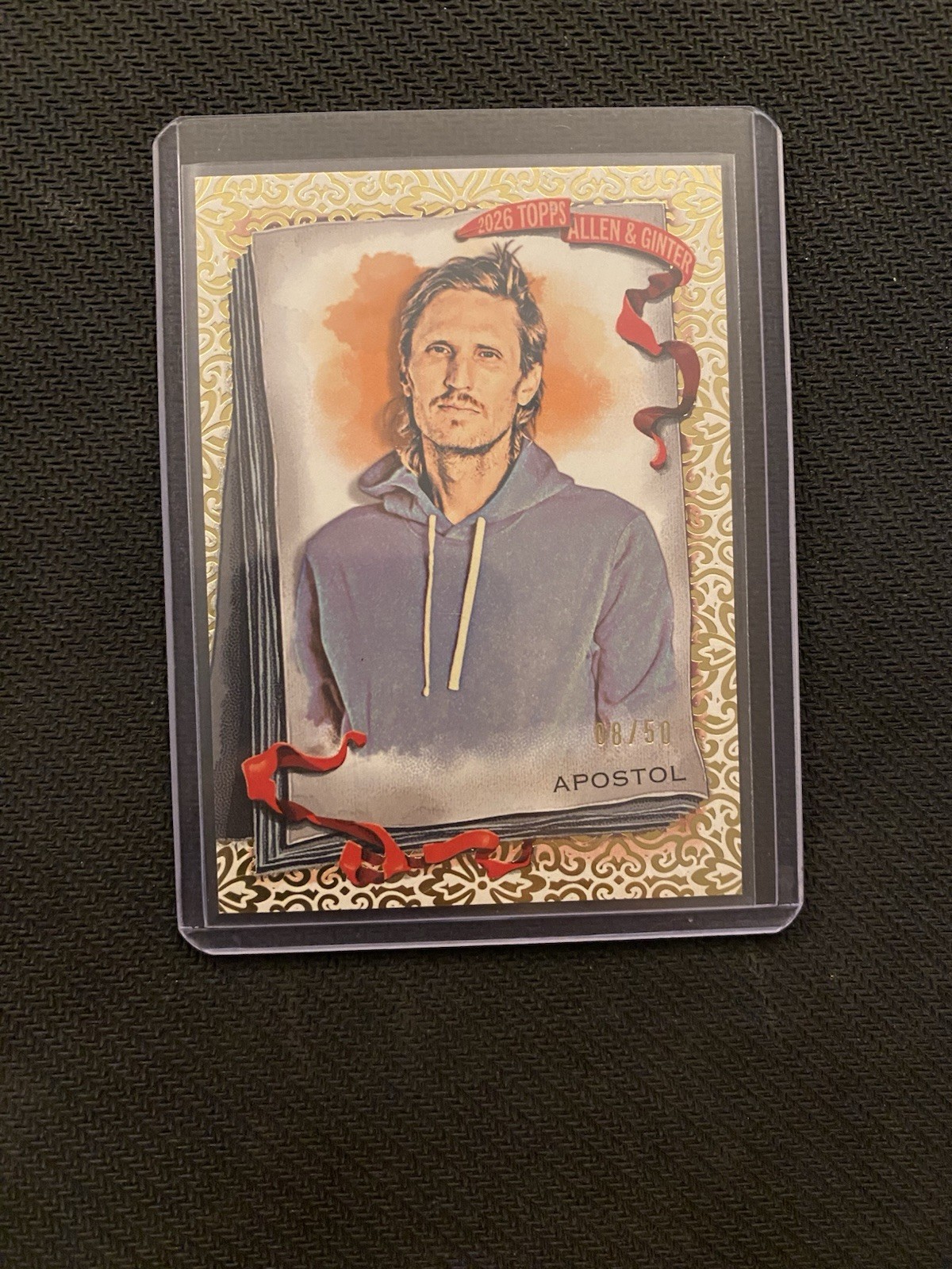 Topps 2026 Allen & Ginter The World\'s Champions Gold #52 Tyson Apostol 16/50 Topps 2026 Allen & Ginter The World\'s Champions Gold #52 Tyson Apostol 16/50