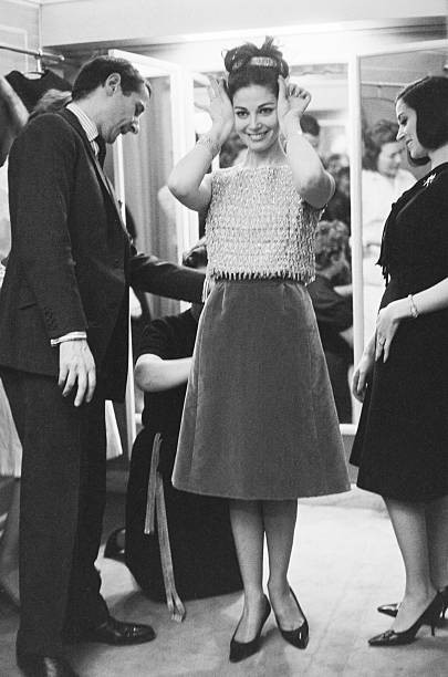 Pier Angeli Marisa Pavan stylist Marc Bohan fitting session the Ch- Old Photo