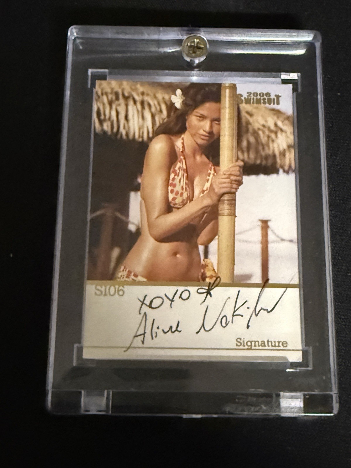 ALINE NAKASHIMA 2006 SPORTS ILLUSTRATED SI SWIMSUIT Autograph AUTO CARD XOXO ALINE NAKASHIMA 2006 SPORTS ILLUSTRATED SI SWIMSUIT Autograph AUTO CARD XOXO