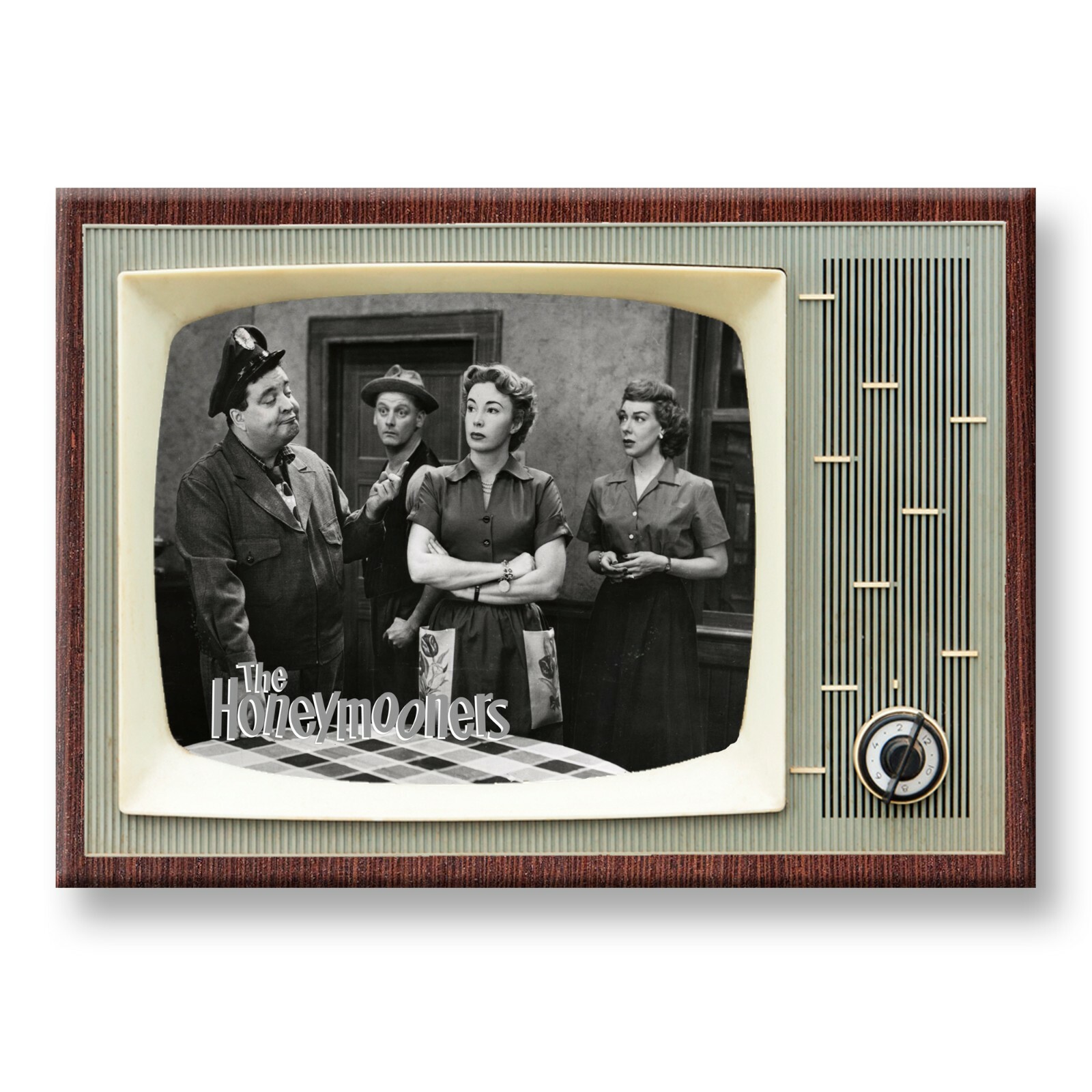 THE HONEYMOONERS TV Show Classic TV 3.5 inches x 2.5 inches Steel FRIDGE MAGNET THE HONEYMOONERS TV Show Classic TV 3.5 inches x 2.5 inches Steel FRIDGE MAGNET