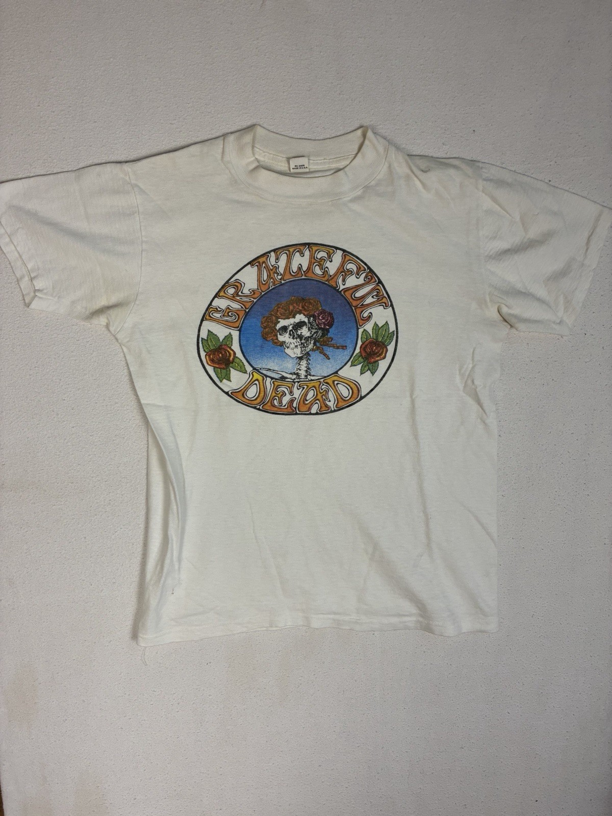 Vtg 70s GRATEFUL DEAD BERTHA Tour T-Shirt Skeleton Tee RARE Vtg 70s GRATEFUL DEAD BERTHA Tour T-Shirt Skeleton Tee RARE
