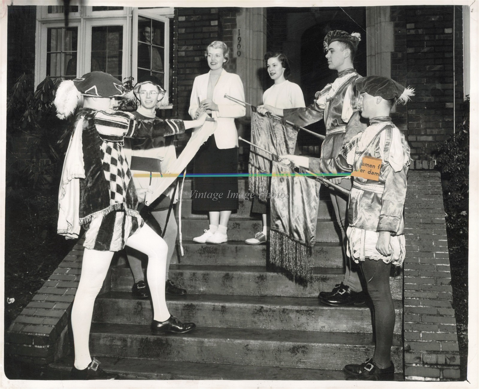 1954 Inglewood Country Club Medieval Ball Invitation Photo 8X10