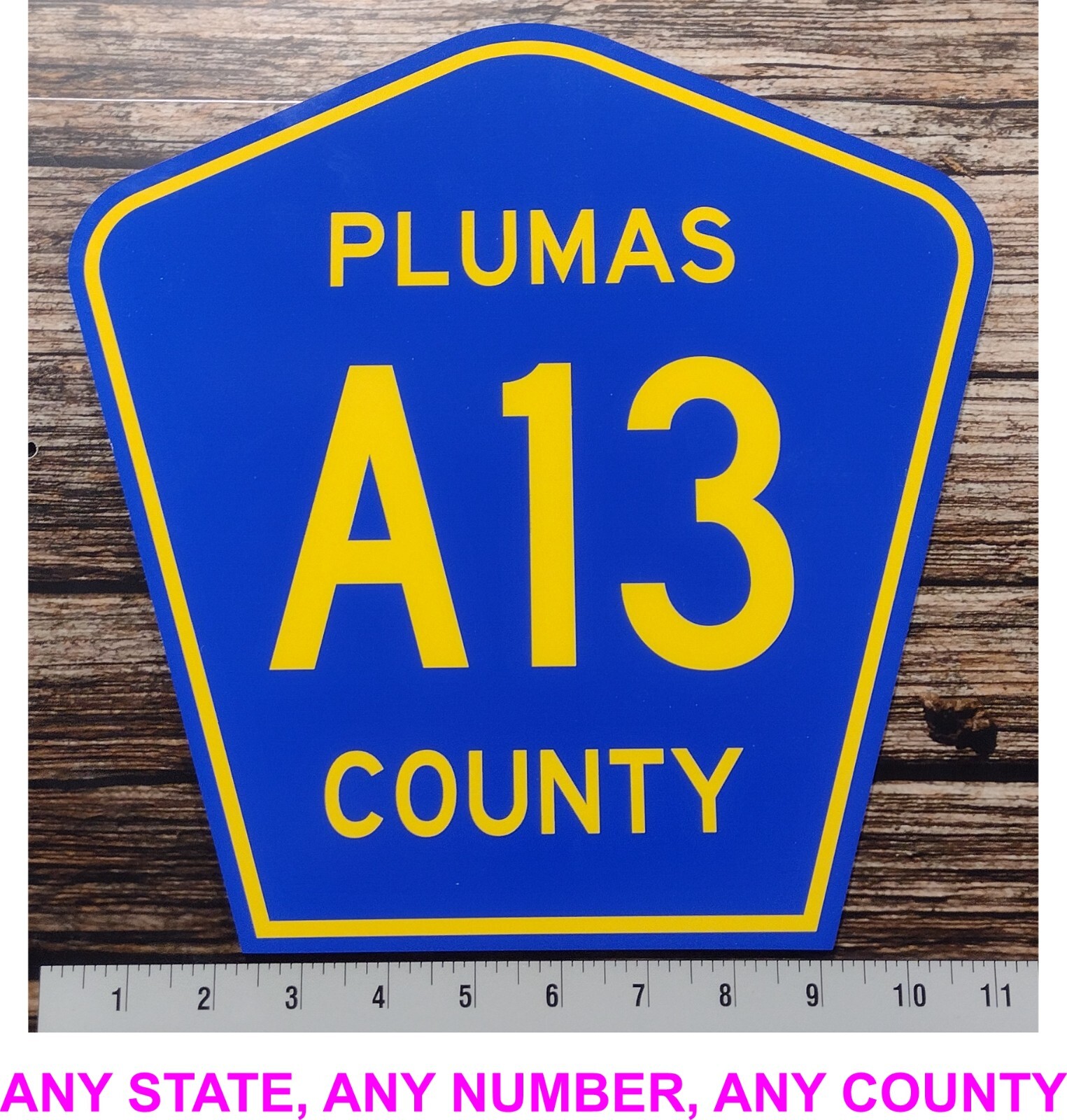 County Highway Road Sign - Personalized just for you Any County & Number County Highway Road Sign - Personalized just for you Any County & Number