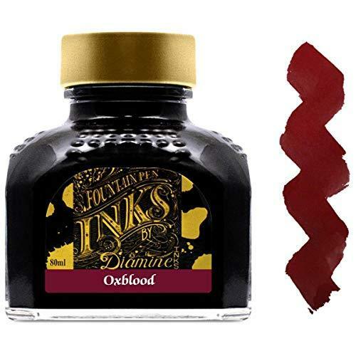 Diamine Fountain Pen Ink, 80 ml Bottle, Oxblood Diamine Fountain Pen Ink, 80 ml Bottle, Oxblood