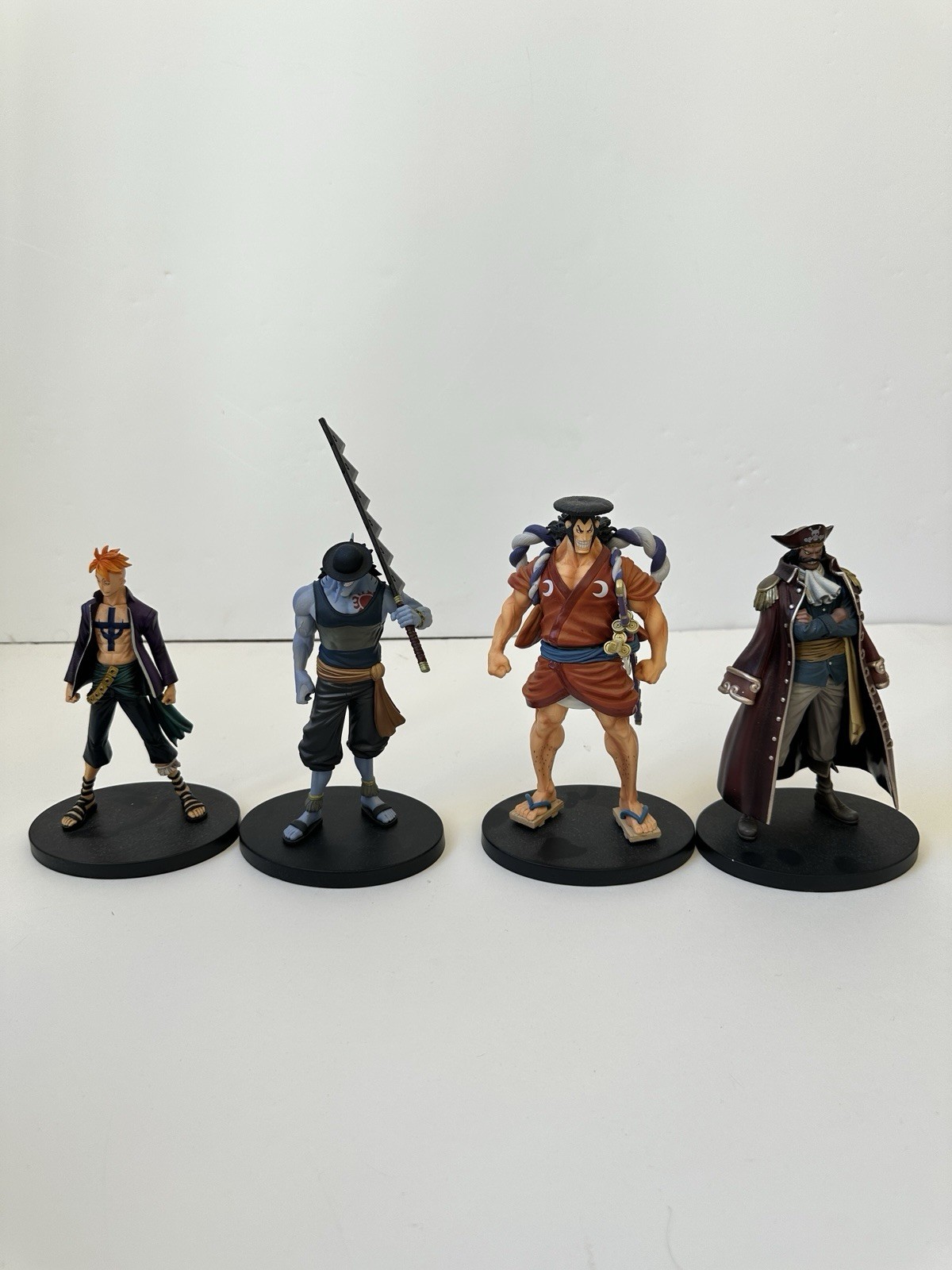 One Piece Figure Set of 4 Authentic Collectible Anime Toys  Oden Roger Marco