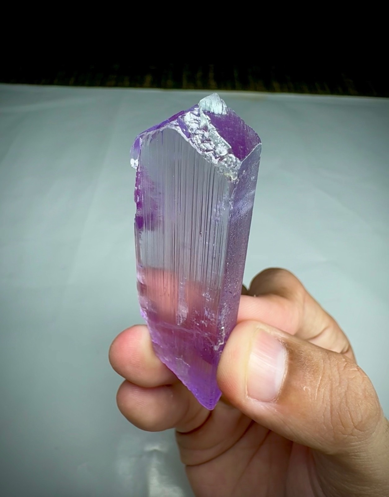 Natural Gem Pink Kunzite Crystal From Afghanistan