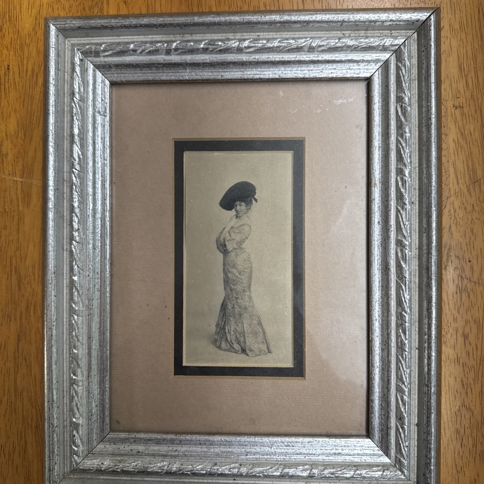 Vintage antique very old photograph of a woman 1904 early 1900’s