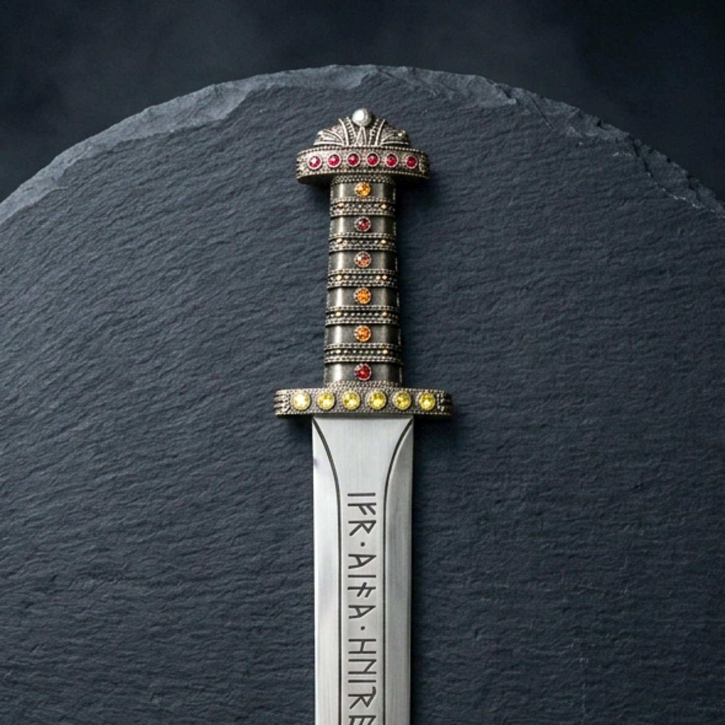 Hand Forged Custom King Ragnar Lothbrok Viking Sword, Stainless Steel Replica