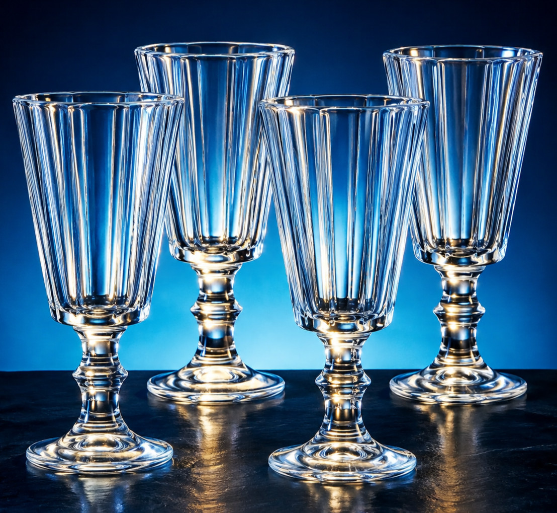 Gus-Khrustalny Set 4 Russian Vodka Liqueur Glasses 50ml Original Box, brand NEW