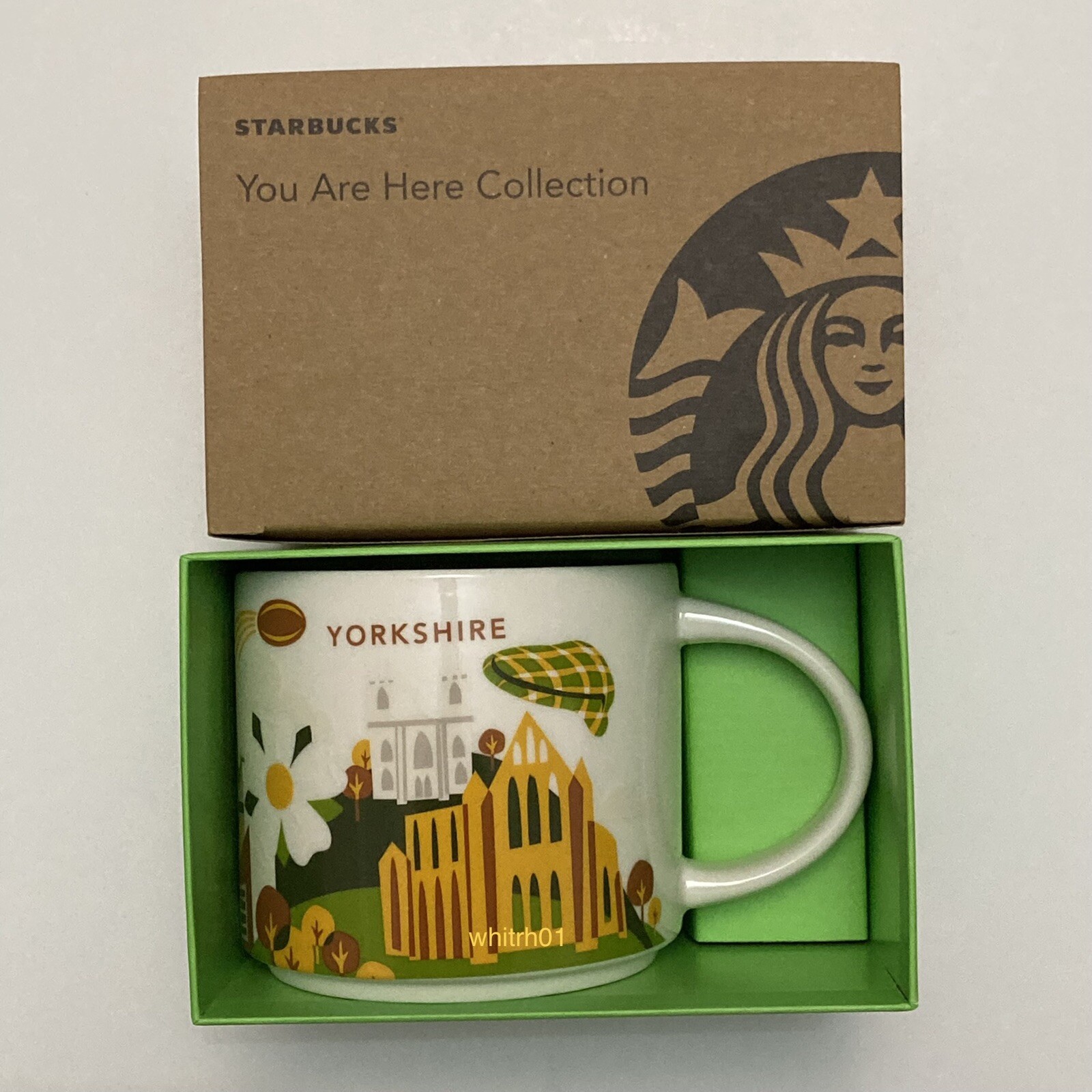 Starbucks Yorkshire YAH Mug York Minster Shambles Abbey Pudding Tea Railway New