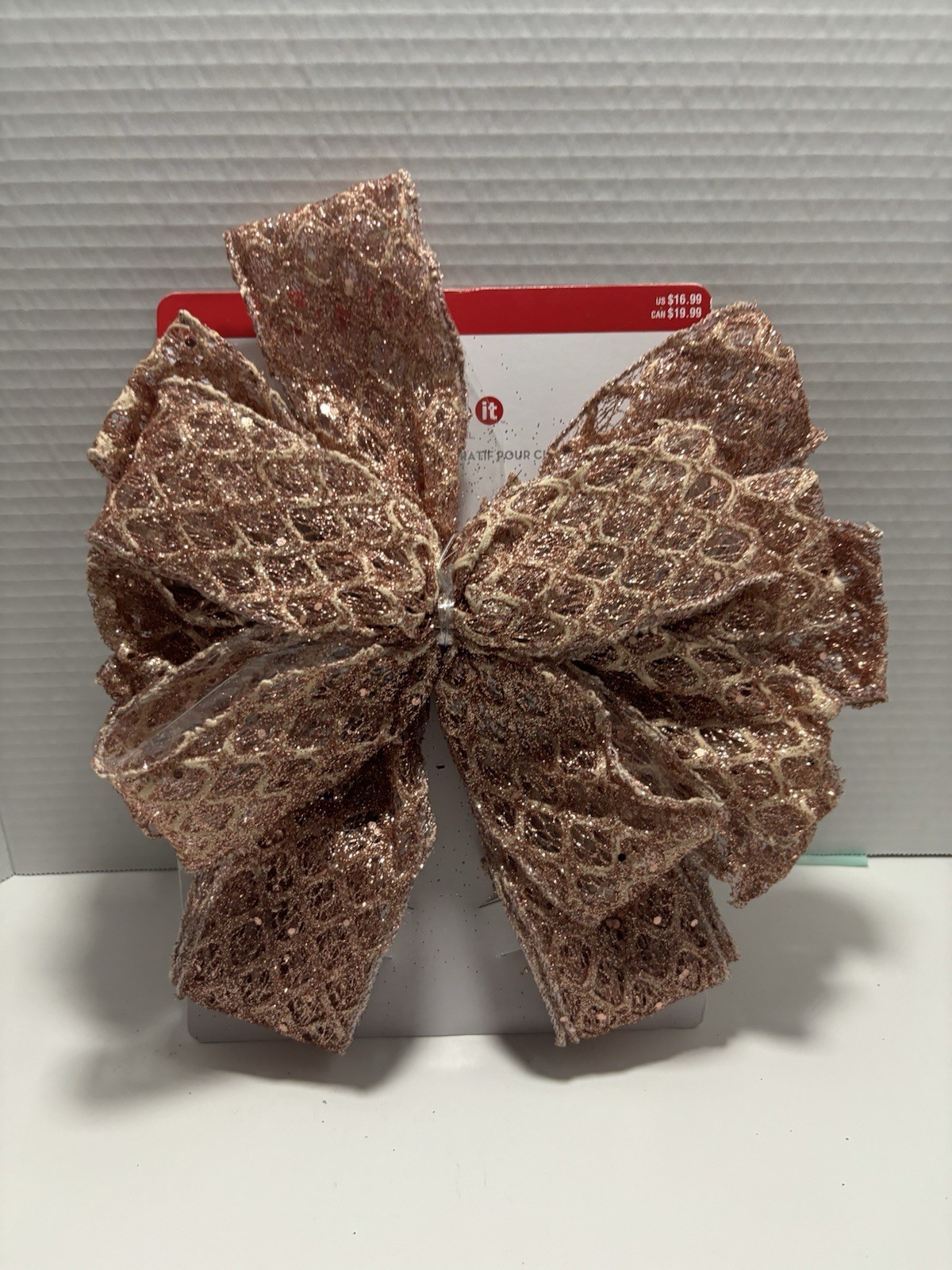 Celebrate It Christmas Tree Topper Bow