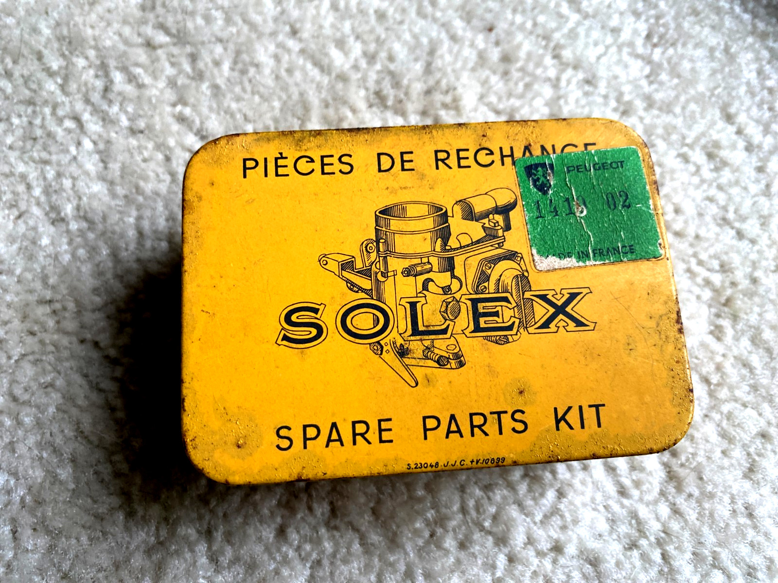 Collectible Original Vintage SOLEX SPARE PARTS KIT Old Carburetor Repair