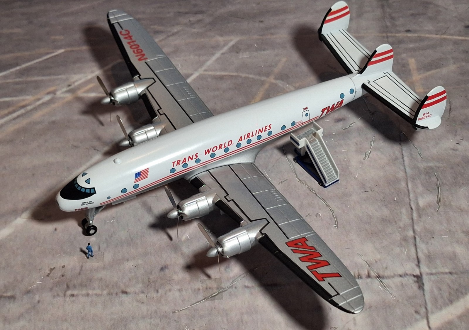 Corgi Trans World Airlines Lockheed L-749A Constellation 1:144 VERY RARE