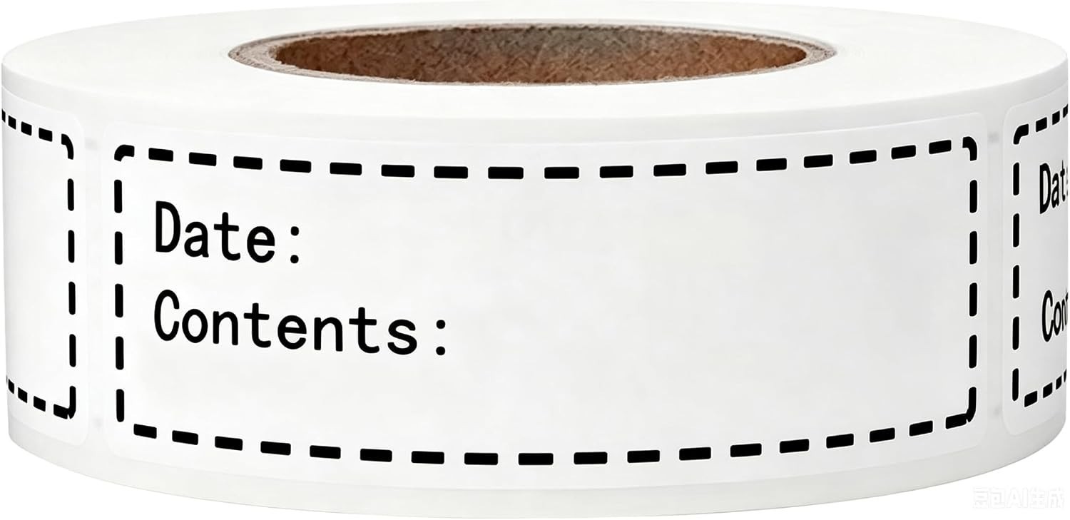 600pcs Removable Freezer Labels,1x3 Inch Food Storage Stickers 1*3in, Black 600pcs Removable Freezer Labels,1x3 Inch Food Storage Stickers 1*3in, Black