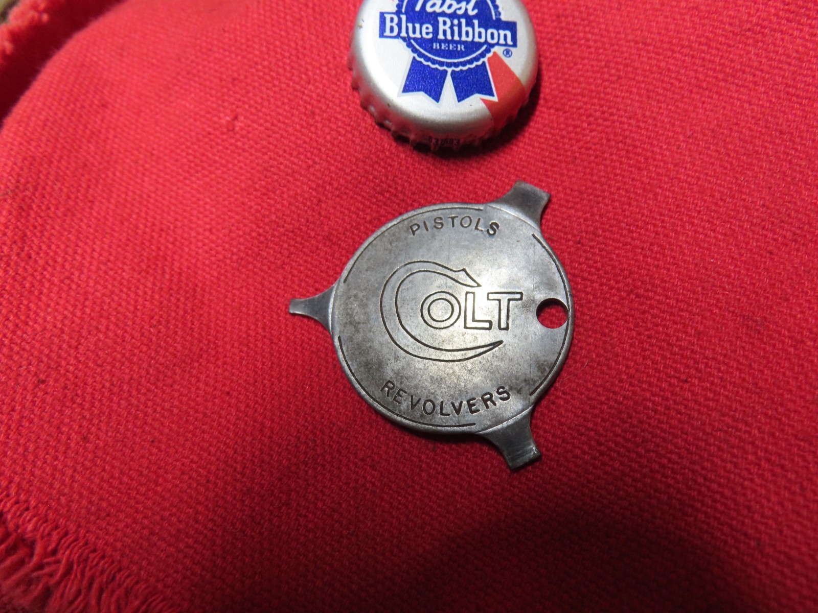 Vtg Colt Pistols key-ring Screwdriver,Horse Logo USA~GD+🤠CS7.19.26 Vtg Colt Pistols key-ring Screwdriver,Horse Logo USA~GD+🤠CS7.19.26
