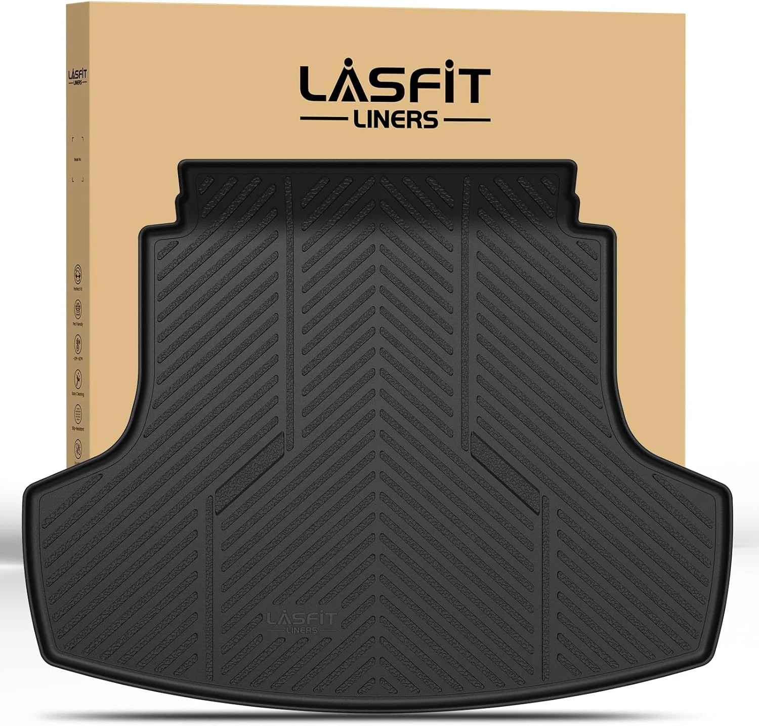 LASFIT Cargo Mat for Hyundai Sonata 2026 2025 2024 2023 2022 2021 2020 / Kia K5 LASFIT Cargo Mat for Hyundai Sonata 2026 2025 2024 2023 2022 2021 2020 / Kia K5