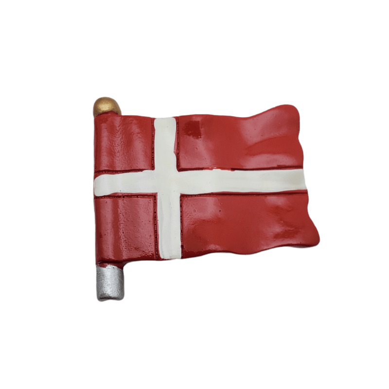 Denmark Flag Refrigerator Fridge Magnet Travel Souvenir Tourist Gift Collectible