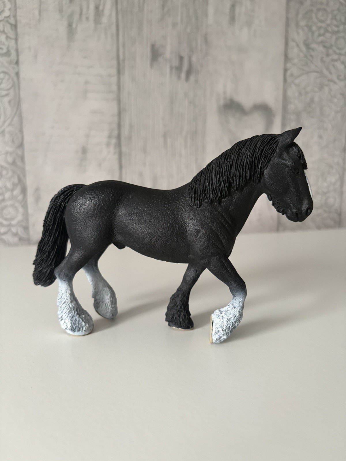 Schleich Horse 42485 Black Shire Stallion 2019 RARE Exclusive