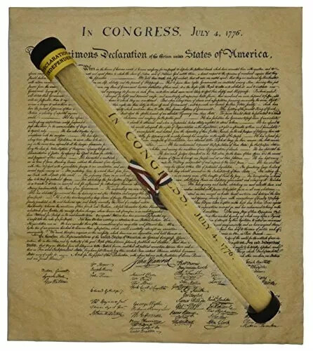 The Declaration of Independence, Authentic FULL SIZE Replica Printed on Antiqued The Declaration of Independence, Authentic FULL SIZE Replica Printed on Antiqued