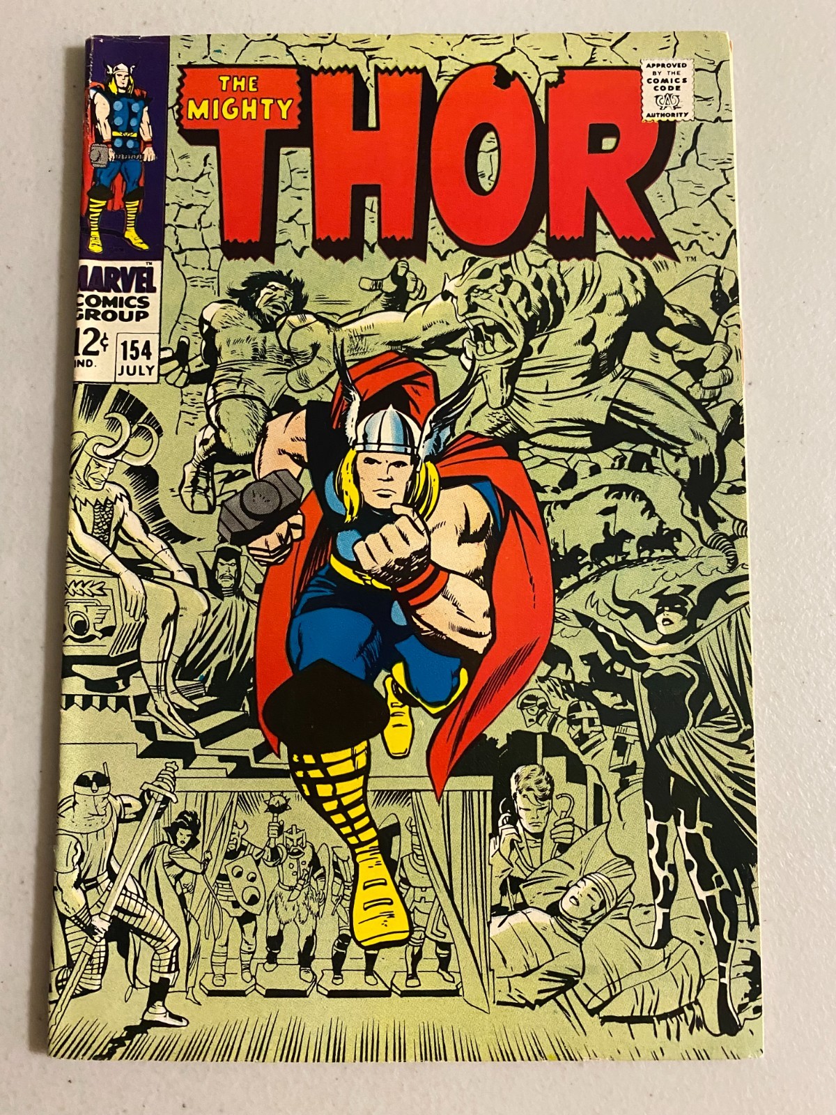 Thor #154 1st Mangog appearance 55.0.0 (1968) Thor #154 1st Mangog appearance 55.0.0 (1968)