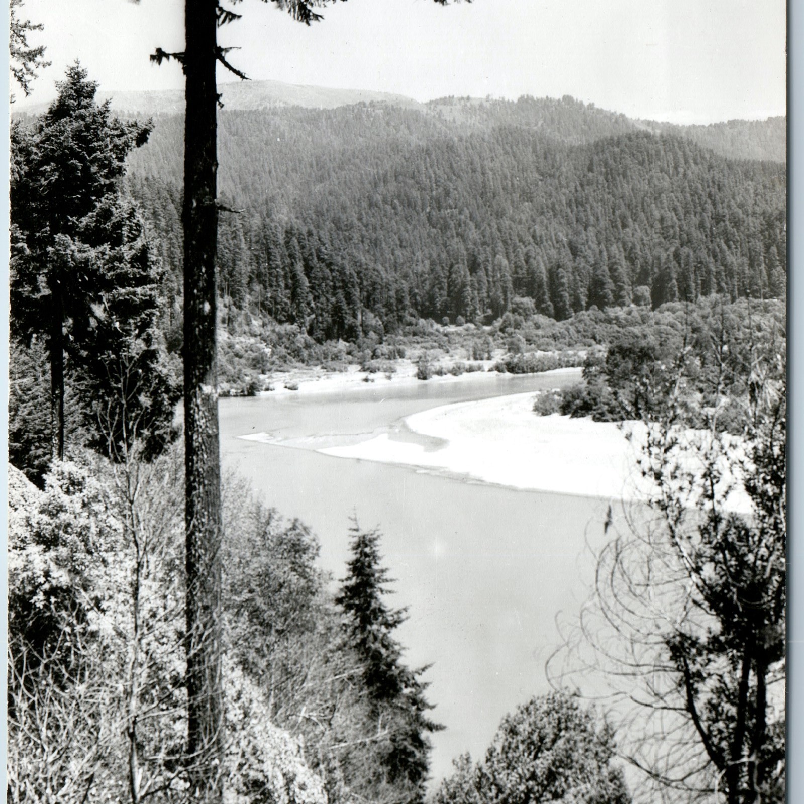 c1940s Klamath Glen CA Lower Terwer Riffle River RPPC Zan 471 Photo Postcard c1940s Klamath Glen CA Lower Terwer Riffle River RPPC Zan 471 Photo Postcard