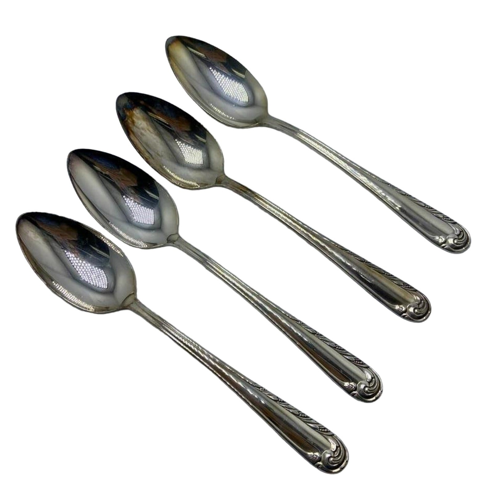 Love Song Heritage China 1950 Quadruple Silverplate 4 Place/Oval Soup Spoon 7.5\