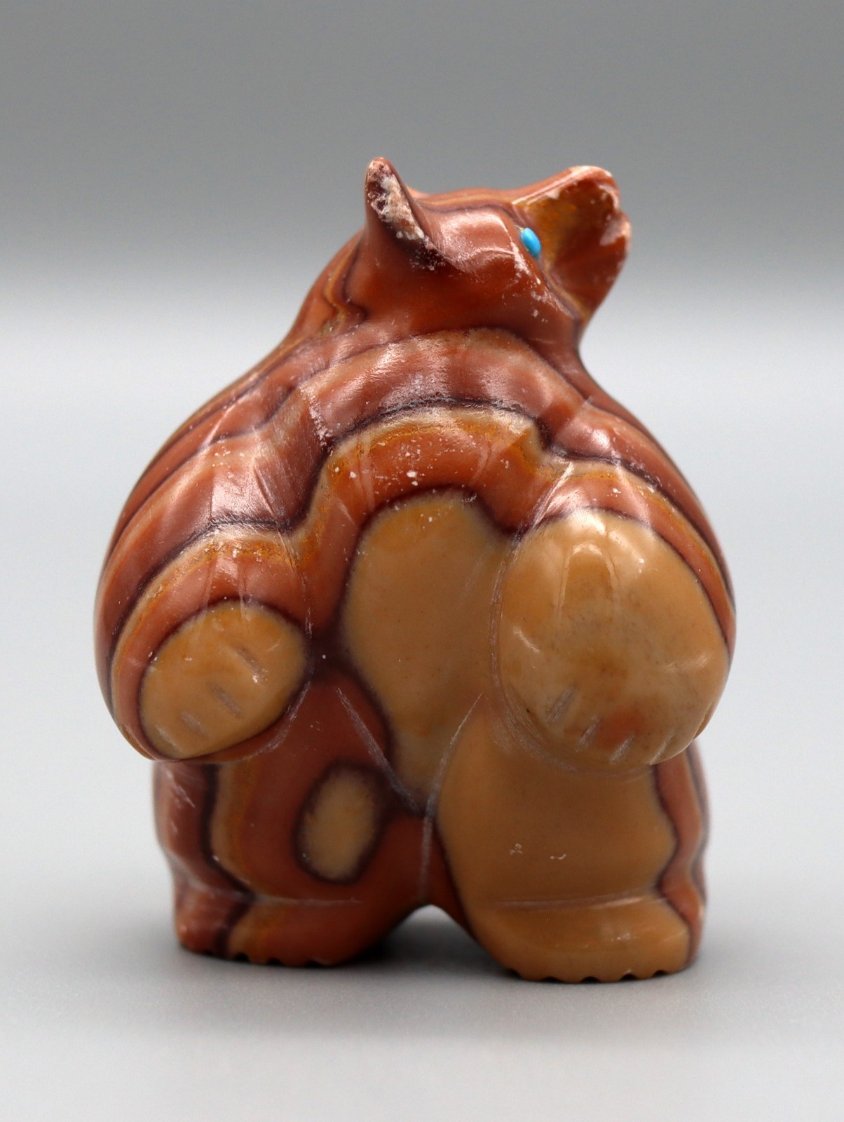 Vernon Lunasee & Prudencia Quam Dolomite Zuni Bear Fetish Vernon Lunasee & Prudencia Quam Dolomite Zuni Bear Fetish