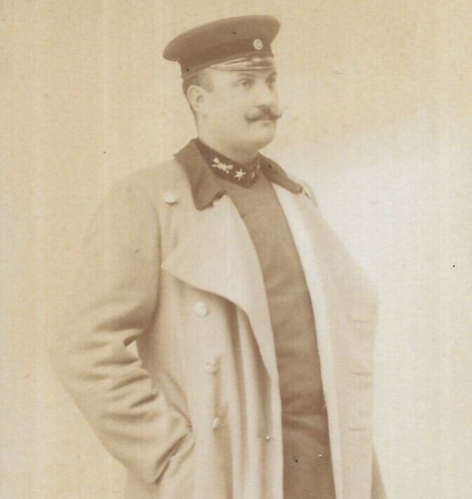 CDV Photo German Soldier Military Leipzig Eutritzsch Germany Gabler 1880s-90s