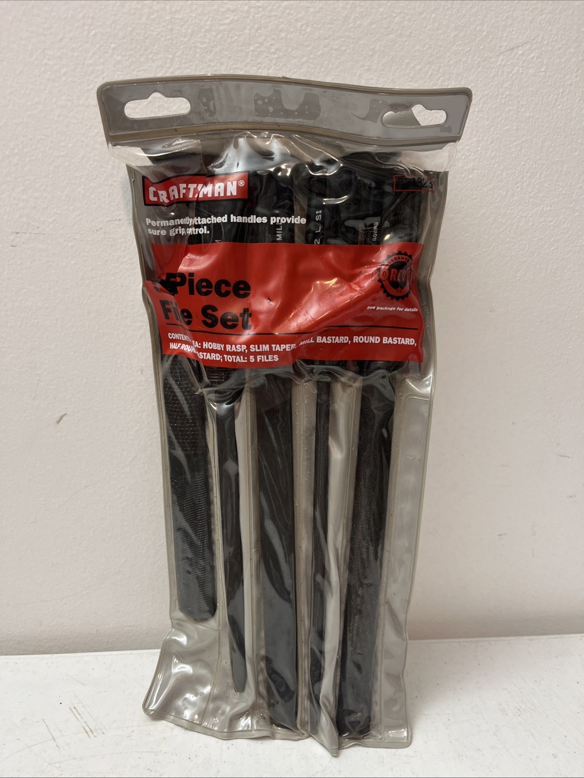 NOS Craftsman 5 Piece Black Handle File Set 31323 Read 
