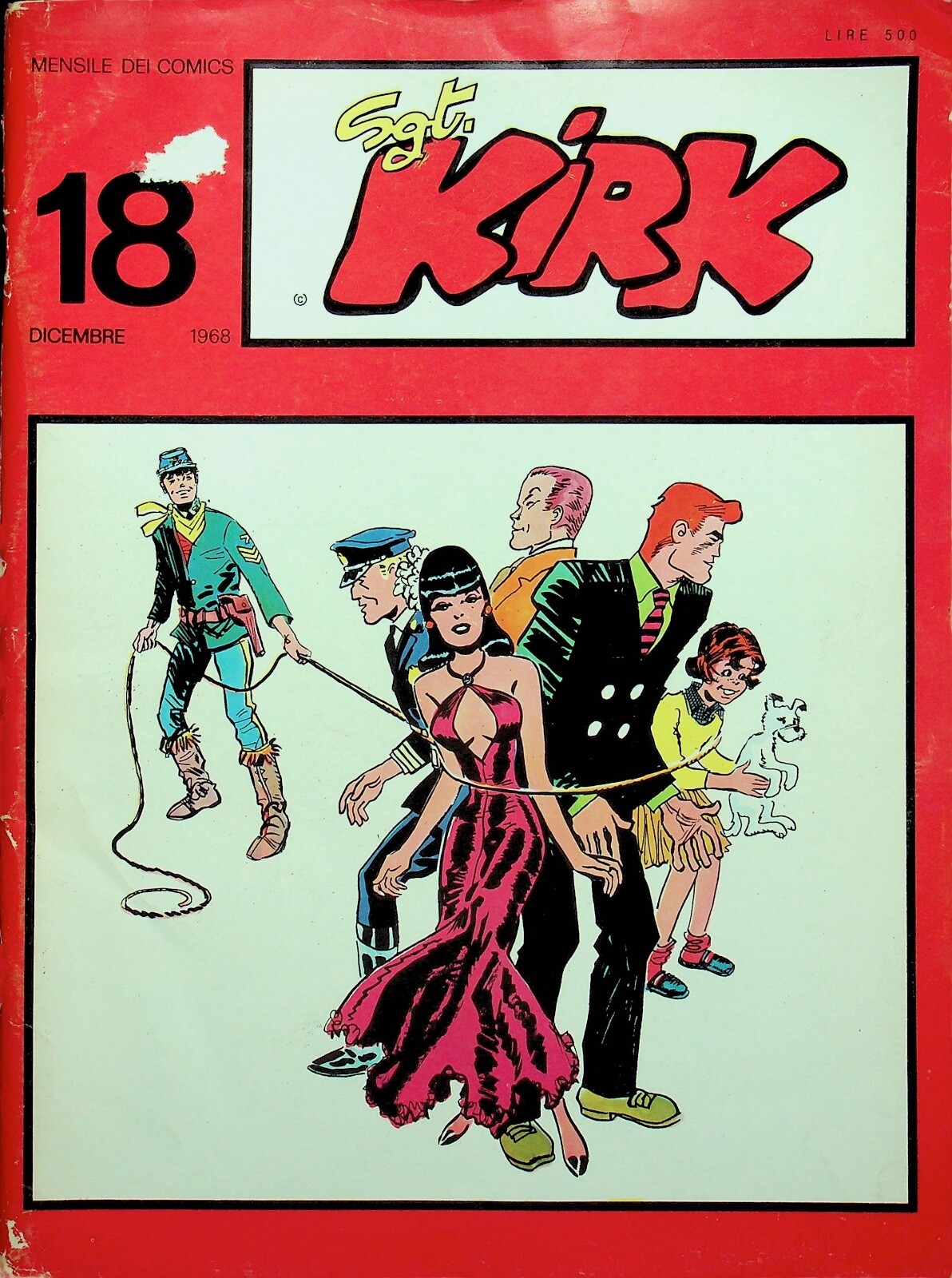 1968 SGT. KIRK ITALIAN LANGUAGE COMIC - E13 1968 SGT. KIRK ITALIAN LANGUAGE COMIC - E13