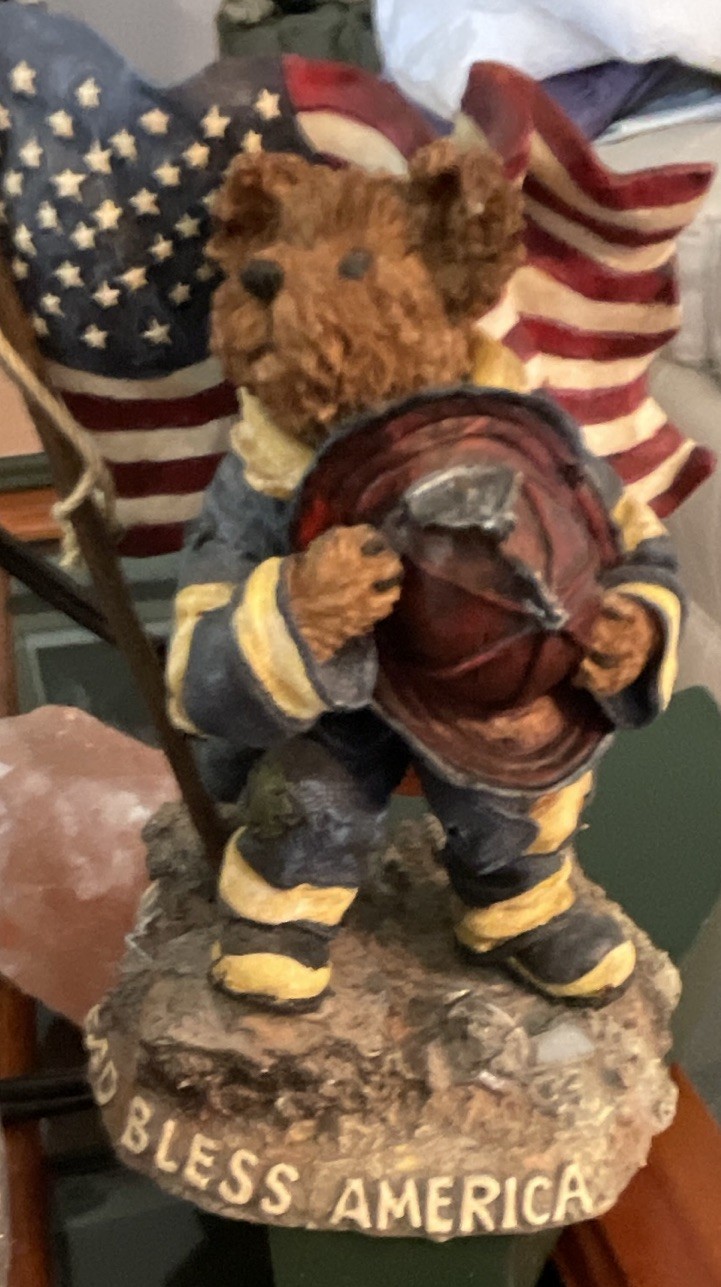 Boyds Bears & Friends Bearstone Bailey Yankee Doodle Patriotic Resin 5\