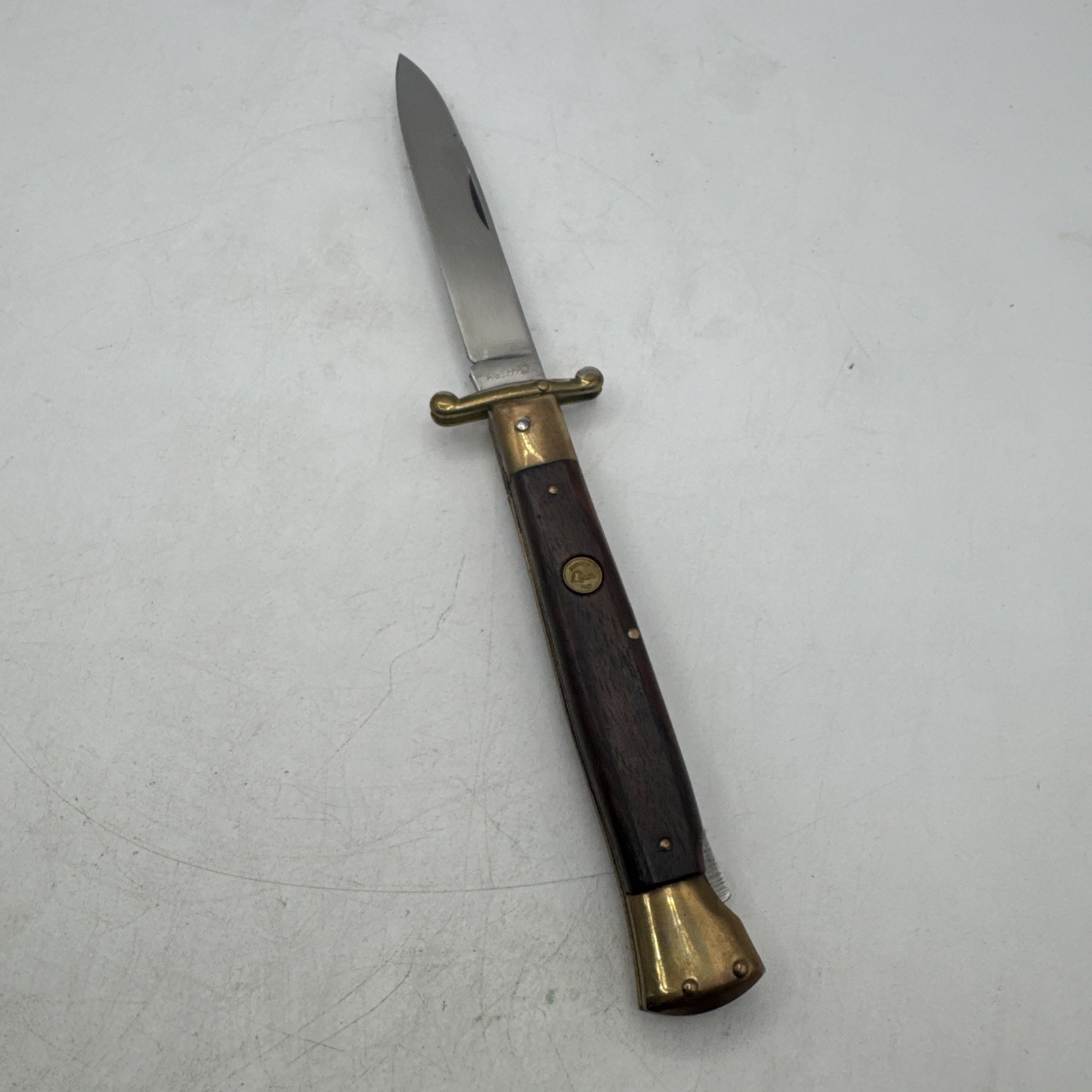 Vintage Rostfrei Italian Falcon Swing Guard Folding Pocket Knife Handmade