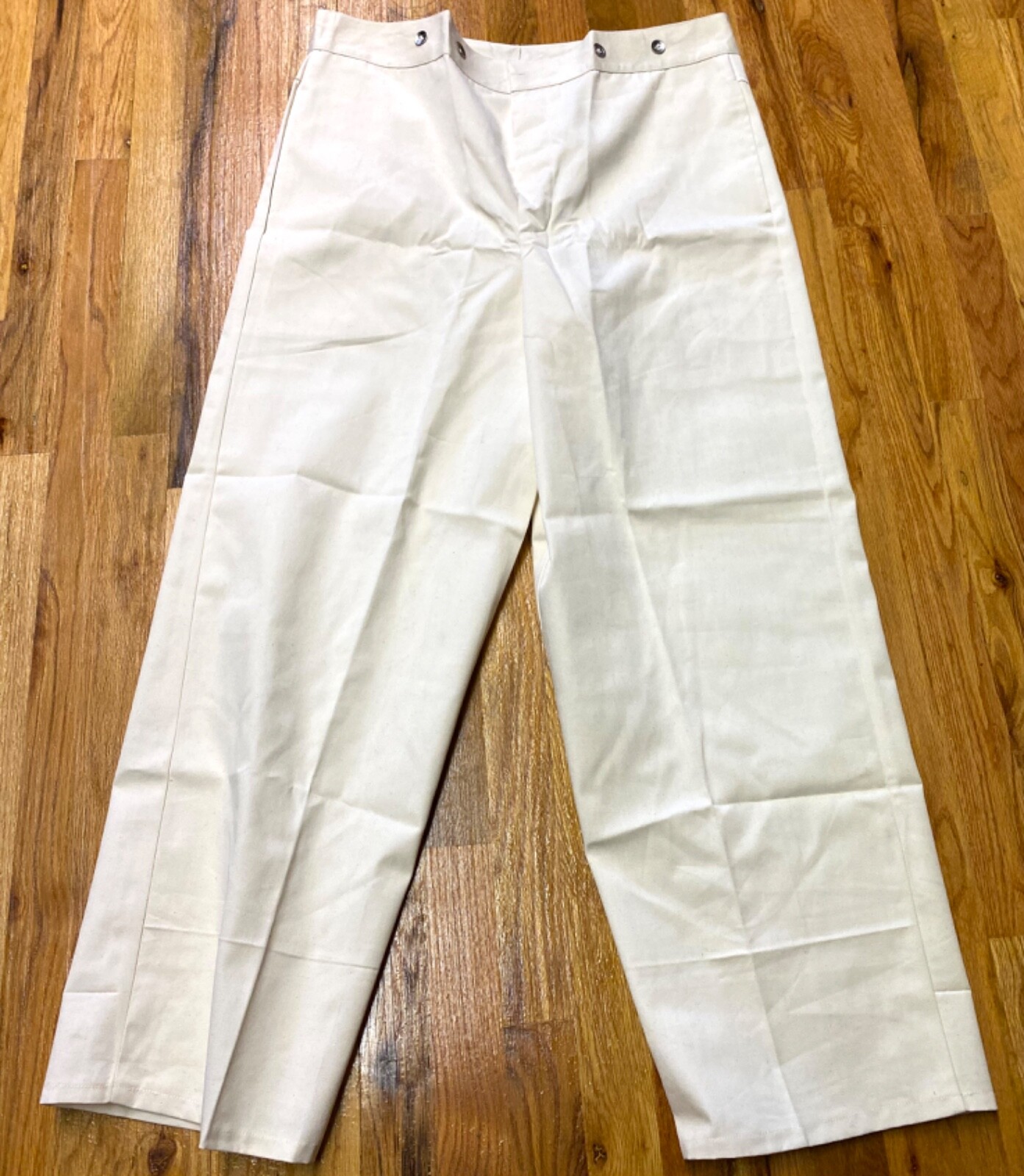 CIVIL WAR CS CSA CONFEDERATE INFANTRY OFF WHITE  FIELD TROUSERS PANTS-LARGE 36W
