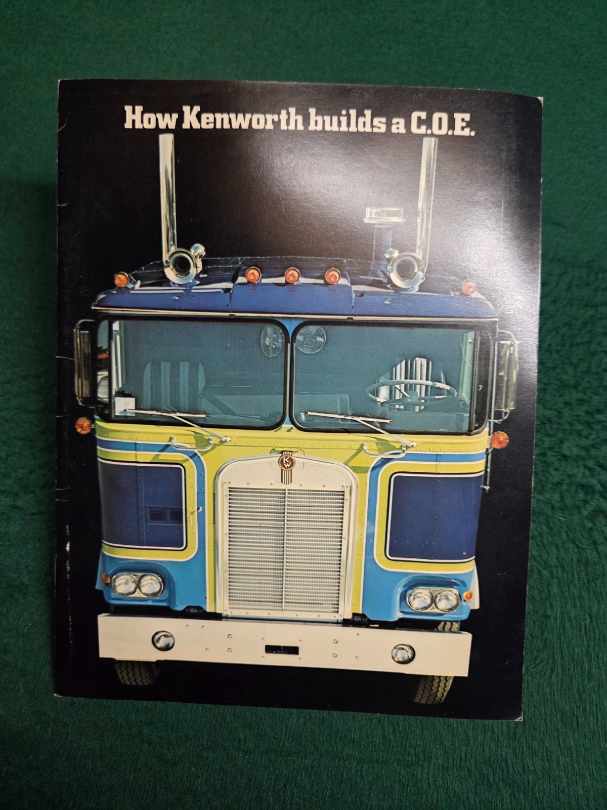 1974 KENWORTH CAB-OVER Vintage Dealer Sales Brochure  Builds a C.O.E