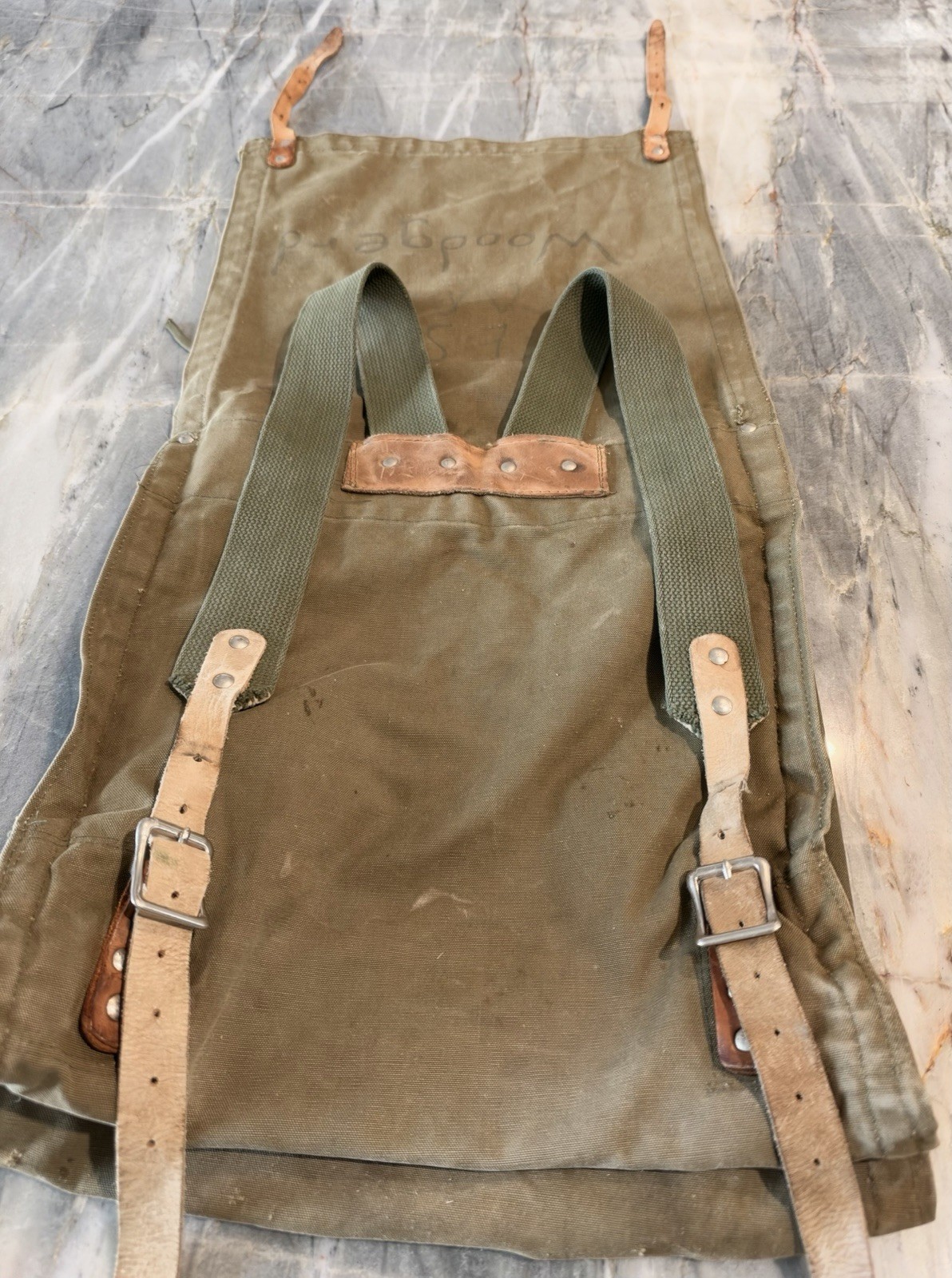 USFS FSS Canvas Vintage Mid-Century Fieldpack Backpack \ USFS FSS Canvas Vintage Mid-Century Fieldpack Backpack \