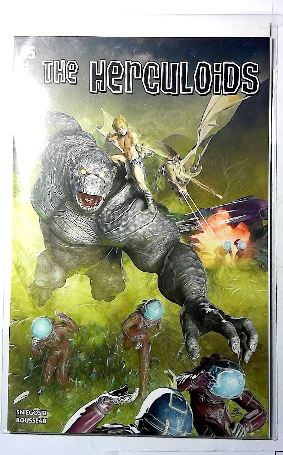 The Herculoids #5 C (2025) Dynamite 9.4 Var Bjorn Barends 1st Print Comic Book The Herculoids #5 C (2025) Dynamite 9.4 Var Bjorn Barends 1st Print Comic Book