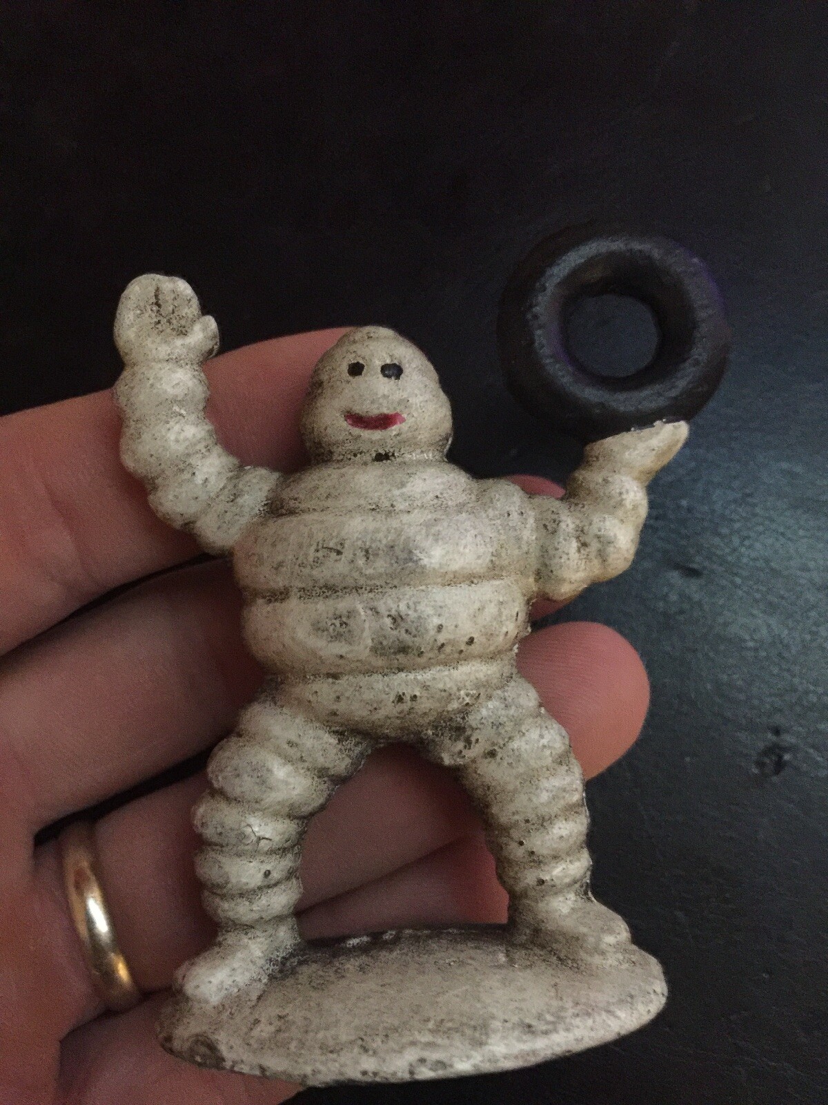 Michelin Tire Man Cast Iron Goodyear Car Truck Auto Collector Paperweight Metal