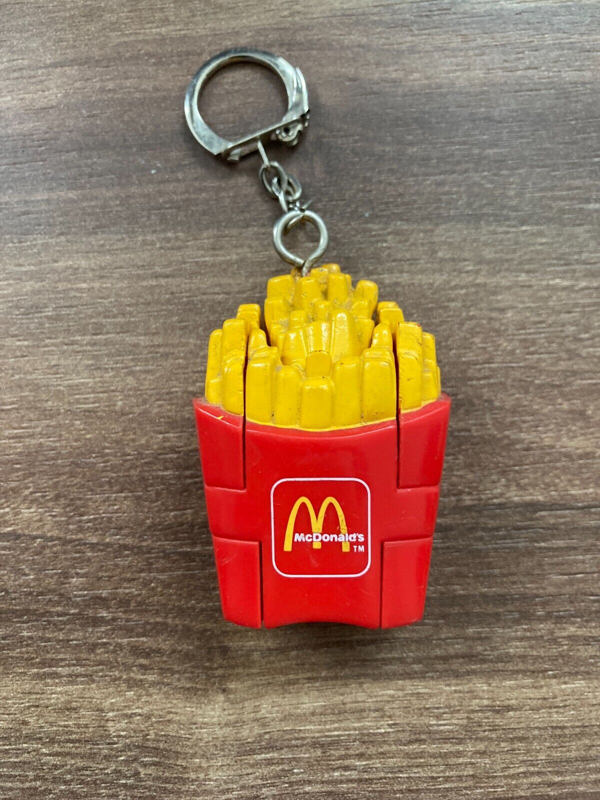 1990 McDonalds MCD French Fries - Original Vintage Key Ring Chain