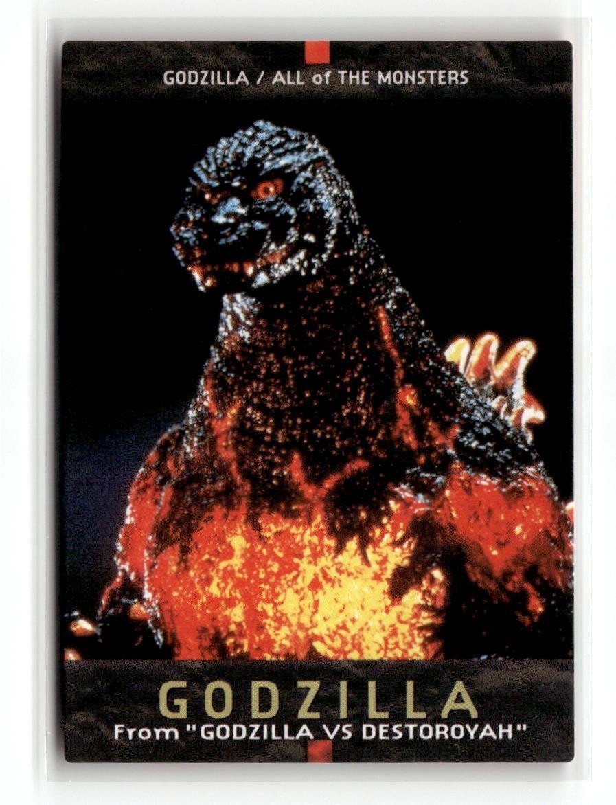 Japan Godzilla vs Kaiju Toho Carddass Bandai 1996 All of the Monsters Card