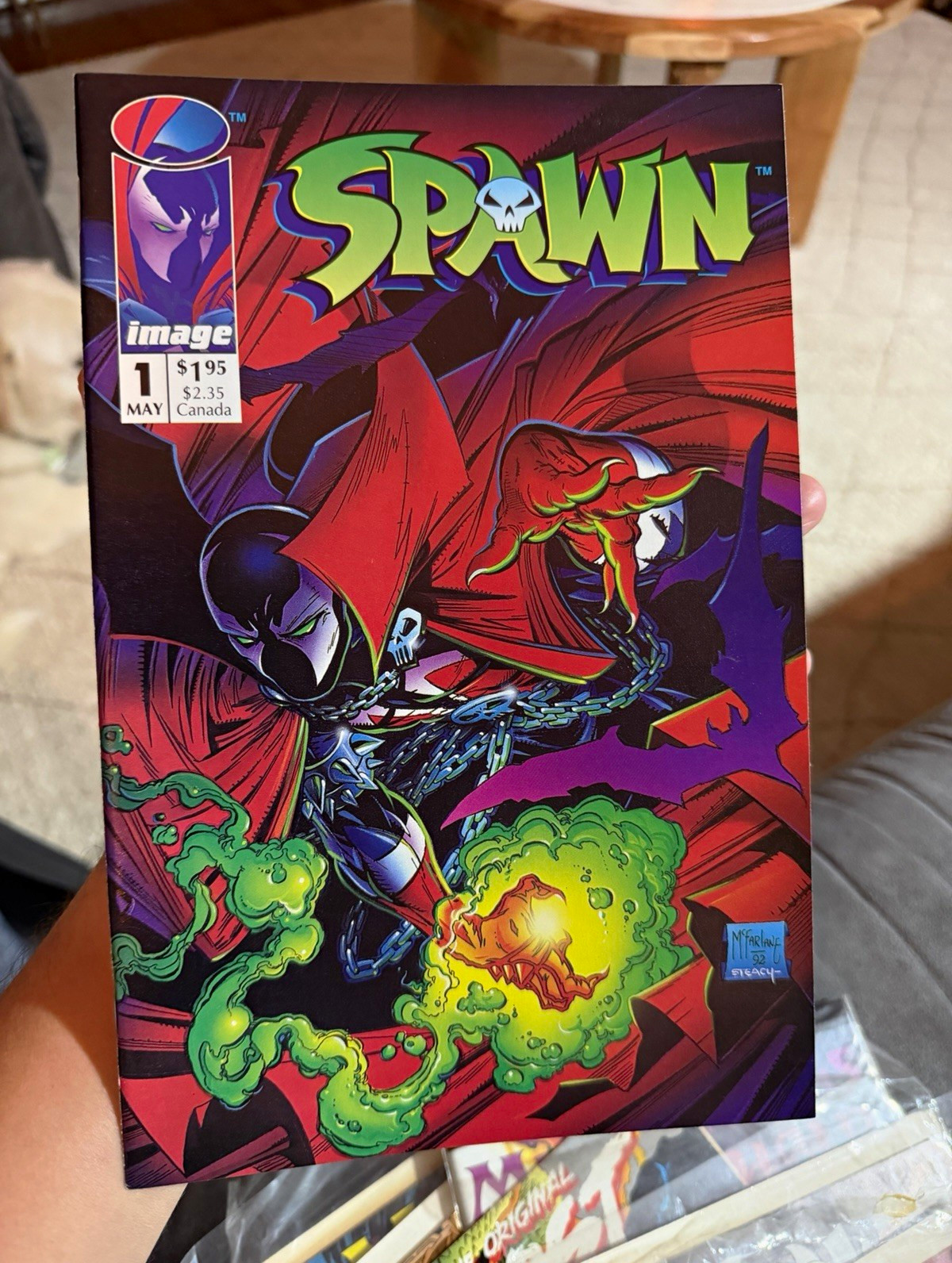 Spawn #1 (1992) Image Comics Todd McFarlane Direct Superheroes Comic Book