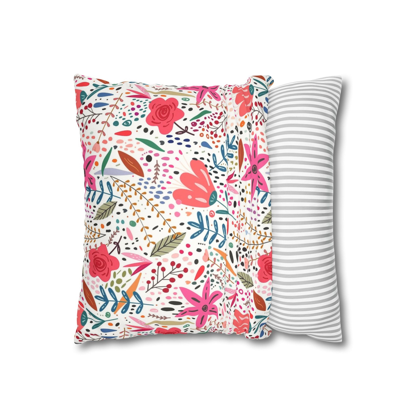 Faux Suede Square Pillowcase