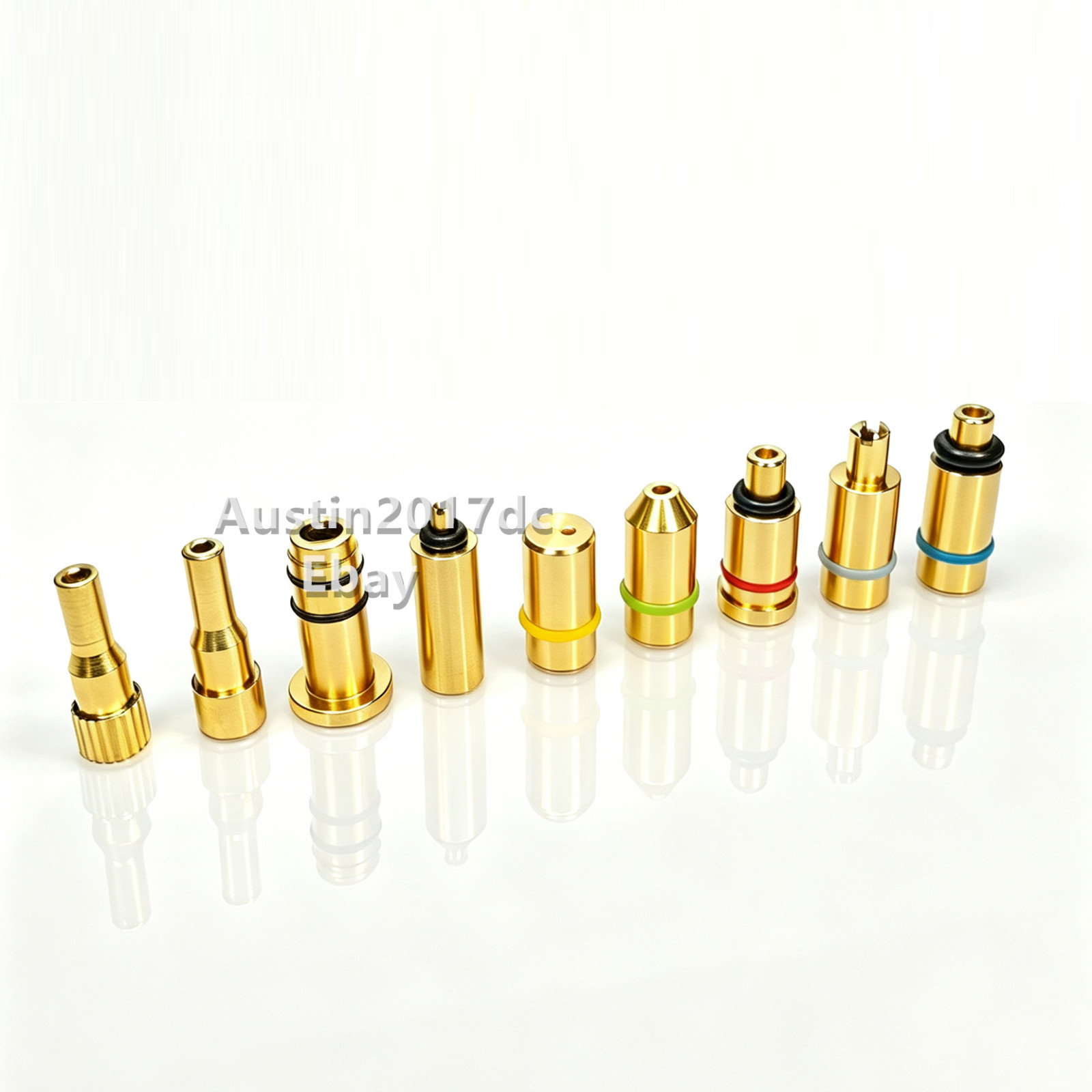 Antique Lighter Gas Refill Adapter 9 in 1 Set Dupont Dunhill Flaminaire etc
